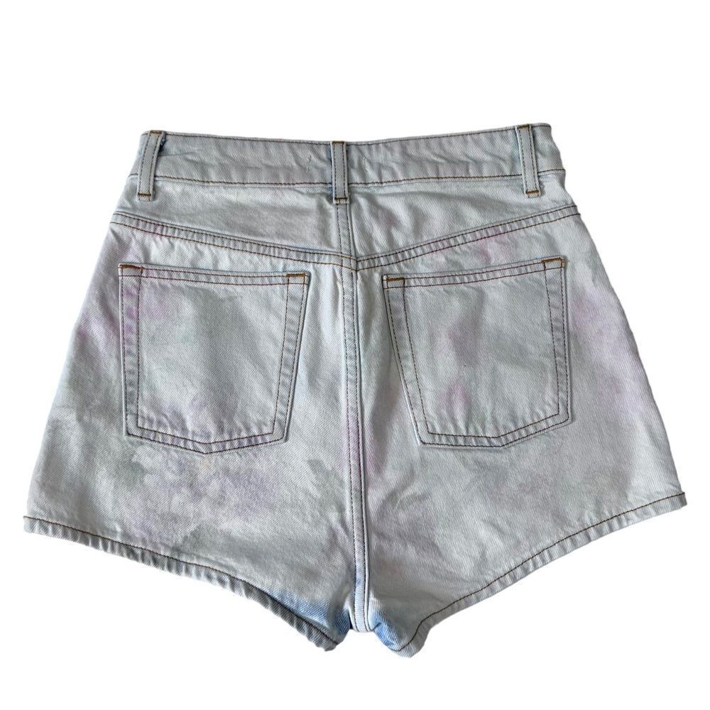 SANDRO Flow Floral Denim Shorts - Picture 13 of 14
